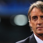 Manchester City's Italian coach Roberto Mancini takes place prior the Champions League group A  football match Napoli vs Manchester City, on November 22, 2011 at theSan Paolo stadium in Naples . AFP PHOTO / ALBERTO PIZZOLI (Photo credit should read ALBERTO PIZZOLI/AFP/Getty Images)